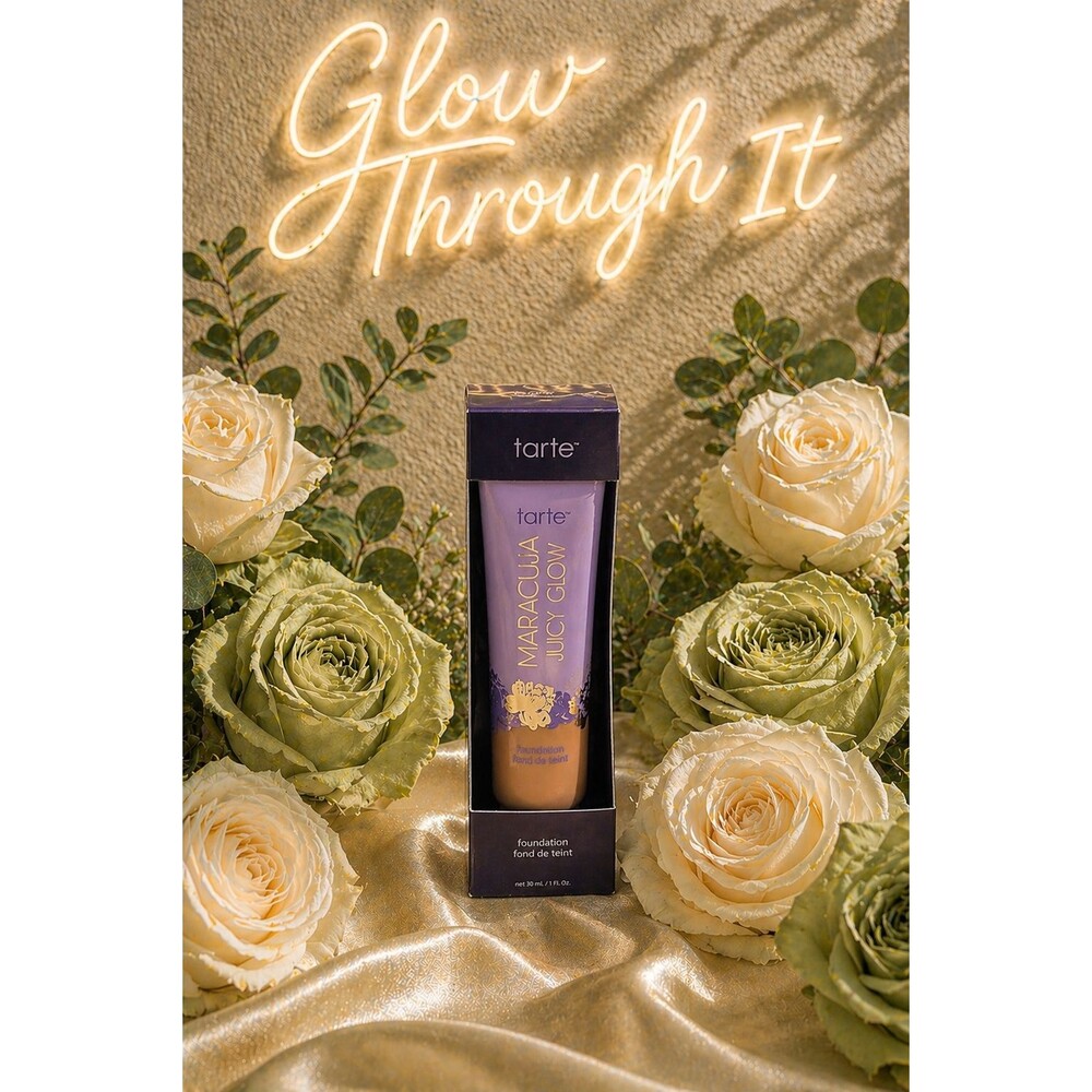 Tarte Maracuja Juicy Glow Foundation 1 oz - 46S TAN DEEP SAND NEW